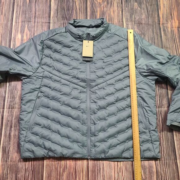 Nike Running Jacket Mens 2XL Therma-FIT ADV AeroLoft Repel Down Grey FB7556-084 - Picture 15 of 16